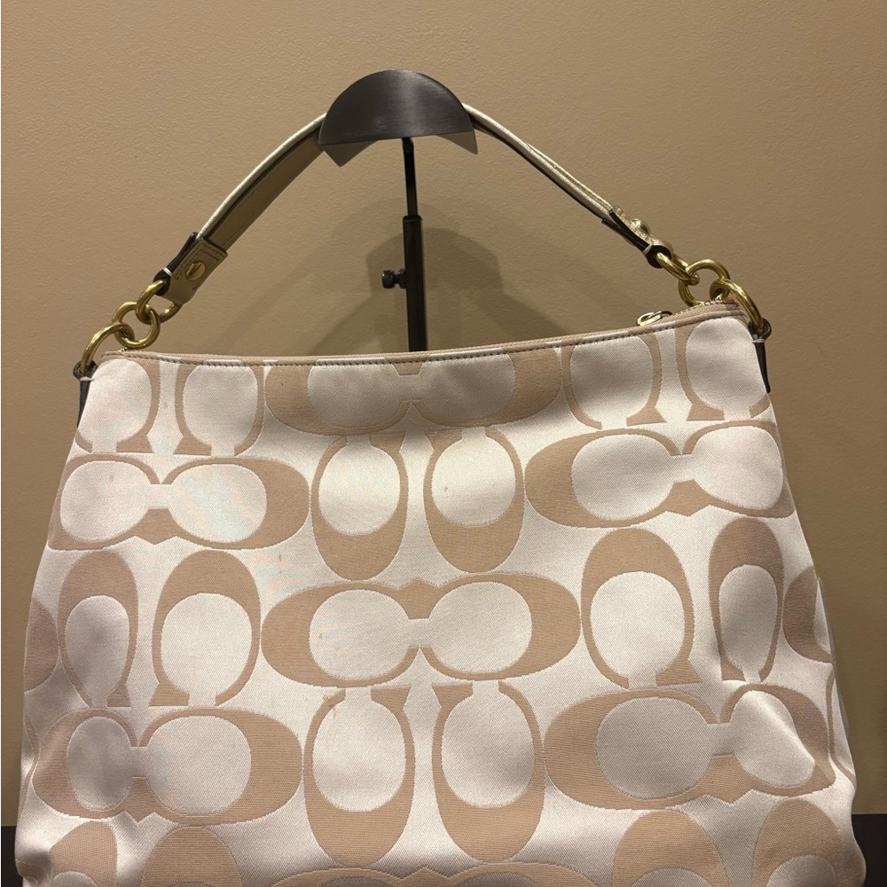Coach Poppy Signature C Graffiti Floral Hobo Bag - Picture 6 of 10